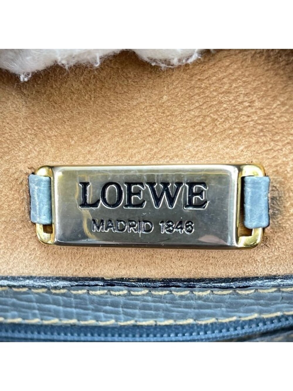 Loewe Handbag Light Blue Anagram Formal - Picture 15 of 16